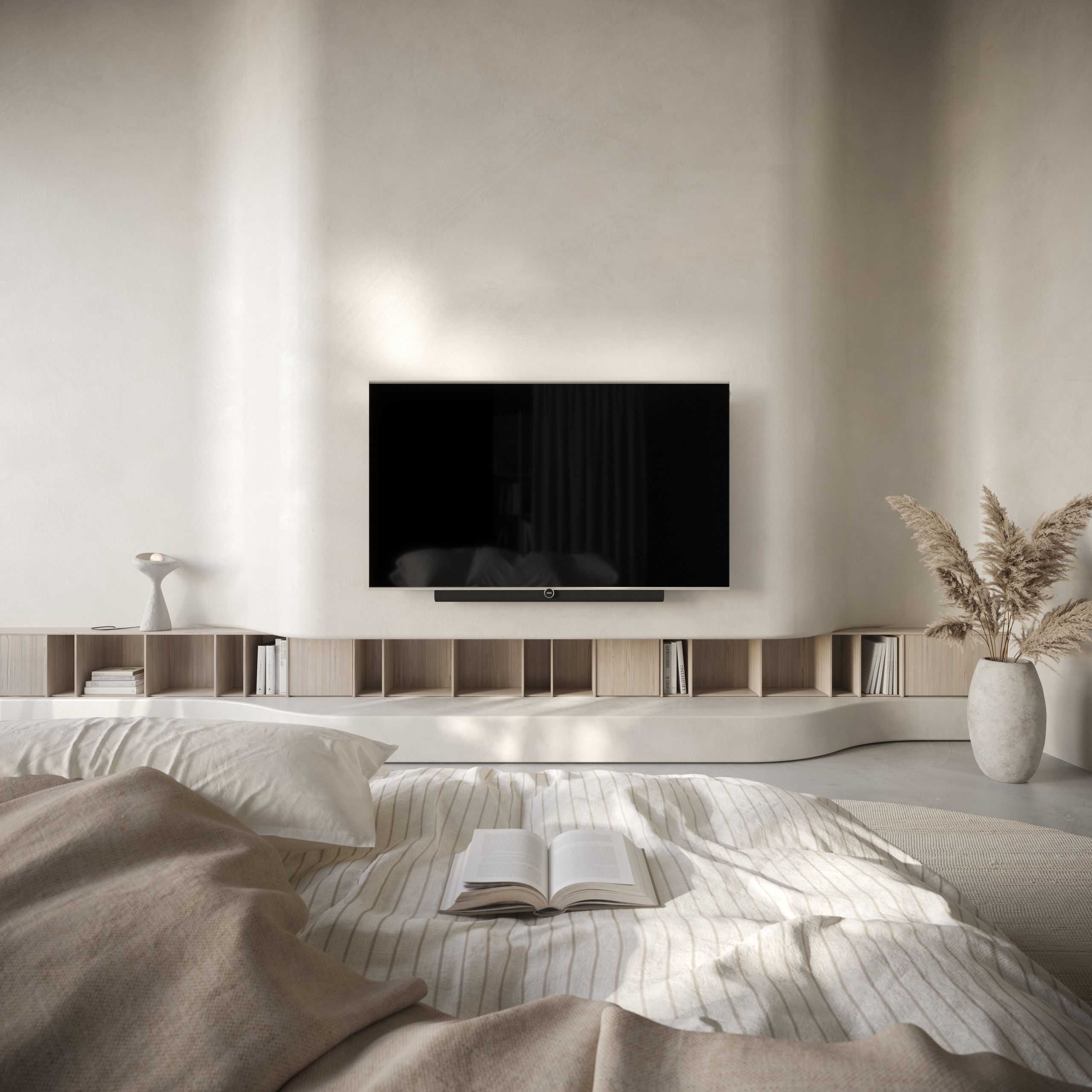 Loewe Antares Series television, lifestyle, bedroom